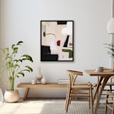 "Peach Glen" - Original Painting in beige by Shina Choi
