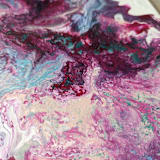 "Magenta" - Original Painting in pink by The Savage Label