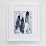 "The Hideout - Original" - Original Painting in silver by Julia Contacessi