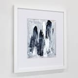 "The Hideout - Original" - Original Painting in silver by Julia Contacessi