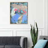 "It's Complicated" - Original Painting in blue by Jessalin Beutler