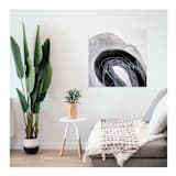 "Delicate Black" - Original Painting in black by Kirsta Benedetti