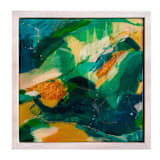 "Rolling Green Hills" - Original Painting in green by Parima Studio