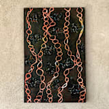 "Chained" - Original Painting in black by Nina Leth