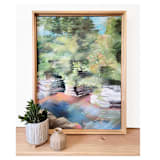 "Windy Brook" - Original Painting in multicolorassorted-colors by AlisonJerry