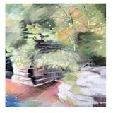 "Windy Brook" - Original Painting in multicolorassorted-colors by AlisonJerry