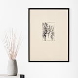 "Willow 3" - Original Painting in black by Dana Williamowsky
