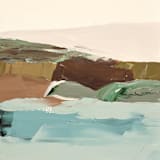"Muted Seascape Series" - Original Painting in multicolorassorted-colors by Caryn Owen