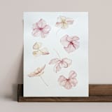 "Autumn Blooms" - Original Painting in pink by Angele Kamp
