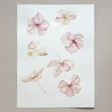 "Autumn Blooms" - Original Painting in pink by Angele Kamp
