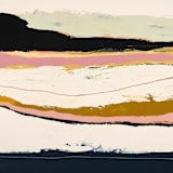 "Bike Path" - Original Painting in multicolorassorted-colors by Caryn Owen