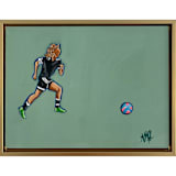 "Soccer" - Original Painting in multicolorassorted-colors by Nicole Simms