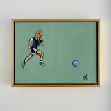 "Soccer" - Original Painting in multicolorassorted-colors by Nicole Simms