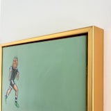 "Soccer" - Original Painting in multicolorassorted-colors by Nicole Simms