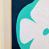 "Bloom and Stem - Set of 2 Original Acrylic Painting" - Original Painting in multicolor by Kate Sowinski