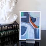 "LUXURIOSA AESTAS I" - Original Painting in blue by Damaris Kovach