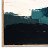 "Cliff Jump" - Original Painting in blue by Caryn Owen
