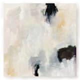 "Found" - Original Painting in white by Nicoletta Savod