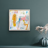 "what it's like to be 10" - Original Painting in multicolor by tina johnson