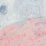 "Pink Moon" - Original Painting in pink by tina johnson