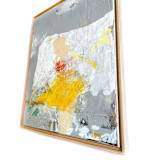 "Phoenix In The Ash" - Original Painting in gray by Jessalin Beutler