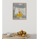 "Phoenix In The Ash" - Original Painting in gray by Jessalin Beutler
