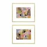"Marigolds-Set of 2" - Original Painting in multicolor by AlisonJerry