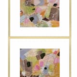 "Marigolds-Set of 2" - Original Painting in multicolor by AlisonJerry