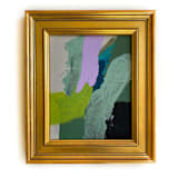 "Go with the flow" - Original Painting in green by Jessalin Beutler