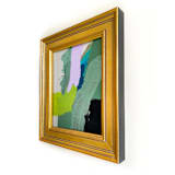 "Go with the flow" - Original Painting in green by Jessalin Beutler