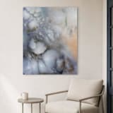 "Sea of Senses" - Original Painting in blue by Christa