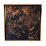 "cemented" - Original Painting in black by whitney schlander