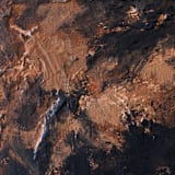 "cemented" - Original Painting in black by whitney schlander