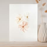 "Cosmos flowers" - Original Painting in pink by Angele Kamp