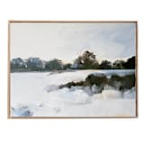 "December" - Original Painting in blue by AlisonJerry