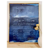 "December" - Original Painting in blue by AlisonJerry