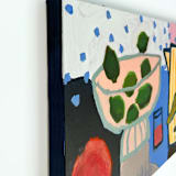"Guava Juice" - Original Painting in multicolorassorted-colors by Nicole Simms