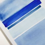 "Blue Studies 01" - Original Painting in blue by Danushka Abeygoda