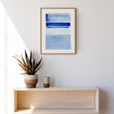 "Blue Studies 01" - Original Painting in blue by Danushka Abeygoda