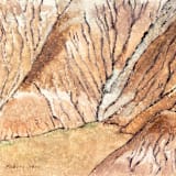 "New Mexico Landscape 3" - Original Painting in multicolorassorted-colors by Dana Williamowsky