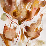 "Changing Leaves" - Original Painting in brown by Suzanna Toole