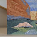 "Santa Elena Canyon No. 3" - Original Painting in multicolorassorted-colors by Lauren Perkins