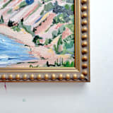 "Outer Cape Cod" - Original Painting in blue by Green Barn Studio