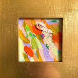 "Floralesque" - Original Painting in yellow by Jessalin Beutler