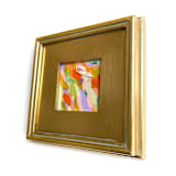 "Floralesque" - Original Painting in yellow by Jessalin Beutler