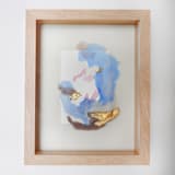 "For Color's Sake #11" - Original Painting in blue by Christine Olmstead