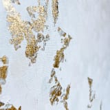 "Gilded Seafoam" - Original Painting in white by Nicoletta Savod