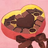 "Hearts Content No. 4" - Original Painting in multicolorassorted-colors by Dana Williamowsky
