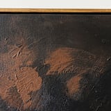 "carried in rivers I" - Original Painting in brown by whitney schlander