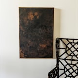 "carried in rivers I" - Original Painting in brown by whitney schlander